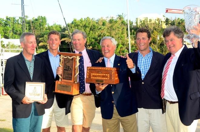 ‘TI’ skippered by Greg Marston was a big winner of the 2015 Marion Bermuda Race Founders Division.  ‘TI’, an Alden Mistral 36 sailed under Celestial Navigation by a family crew. The crew of ‘TI’ consisted of Navigators Andrew Howe and Chase Marston, Watch Captain Peter Stoops, and crewmembers John Omeara and Jake Marston. They are all related, and all are from Falmouth Maine. - 2015 Marion Bermuda Race © Talbot Wilson